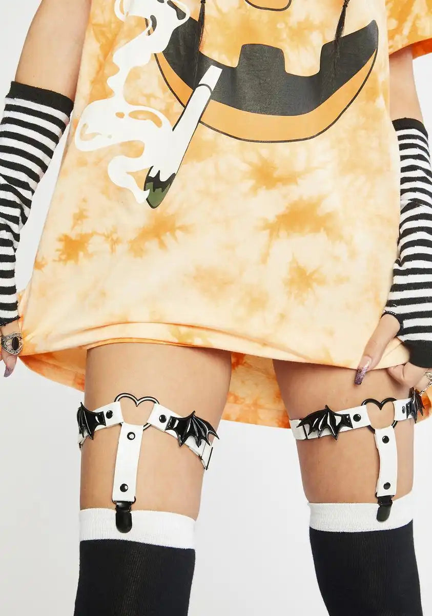 Boo Night Flight Garter Set