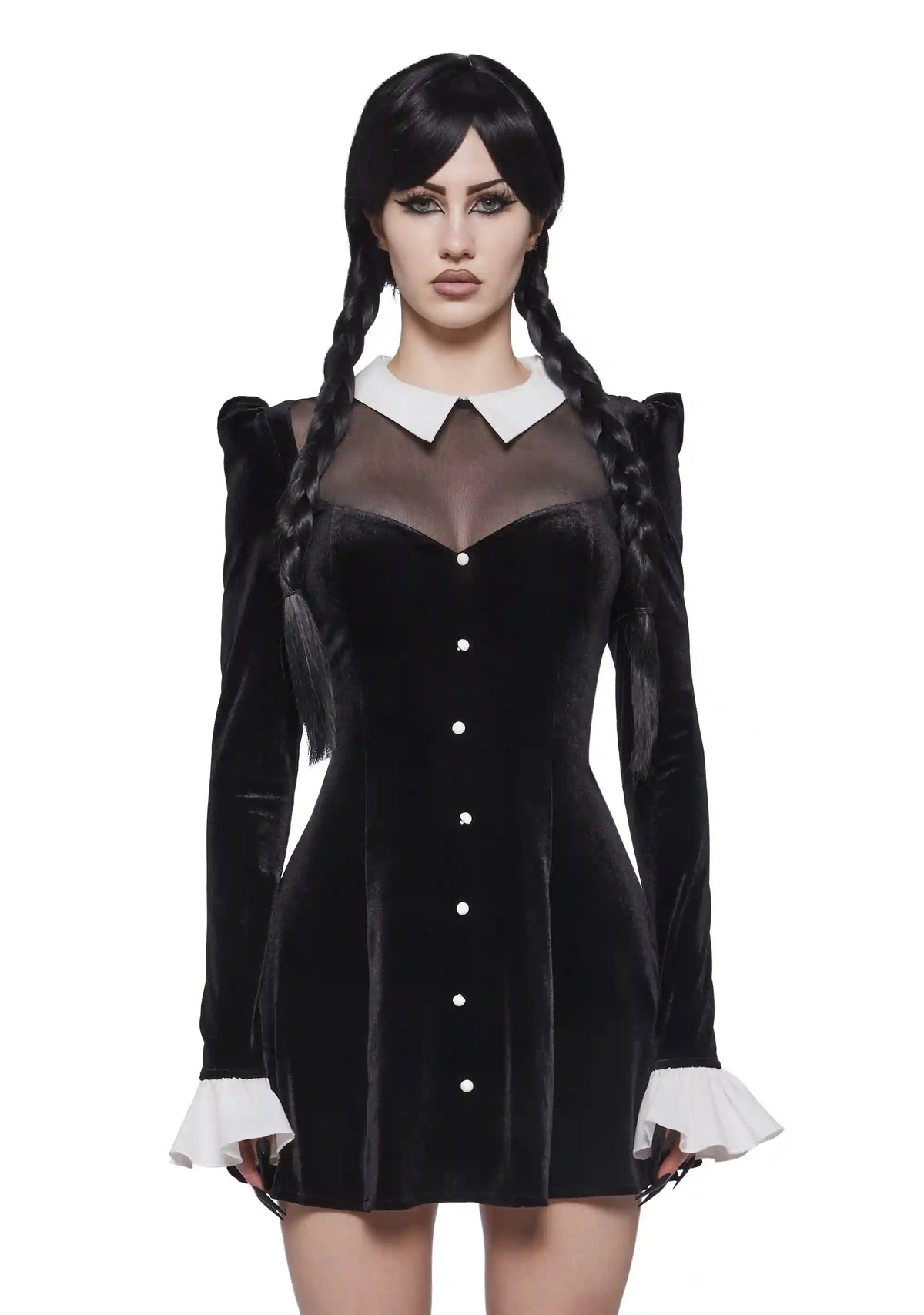Goth School Girl Dress Costume