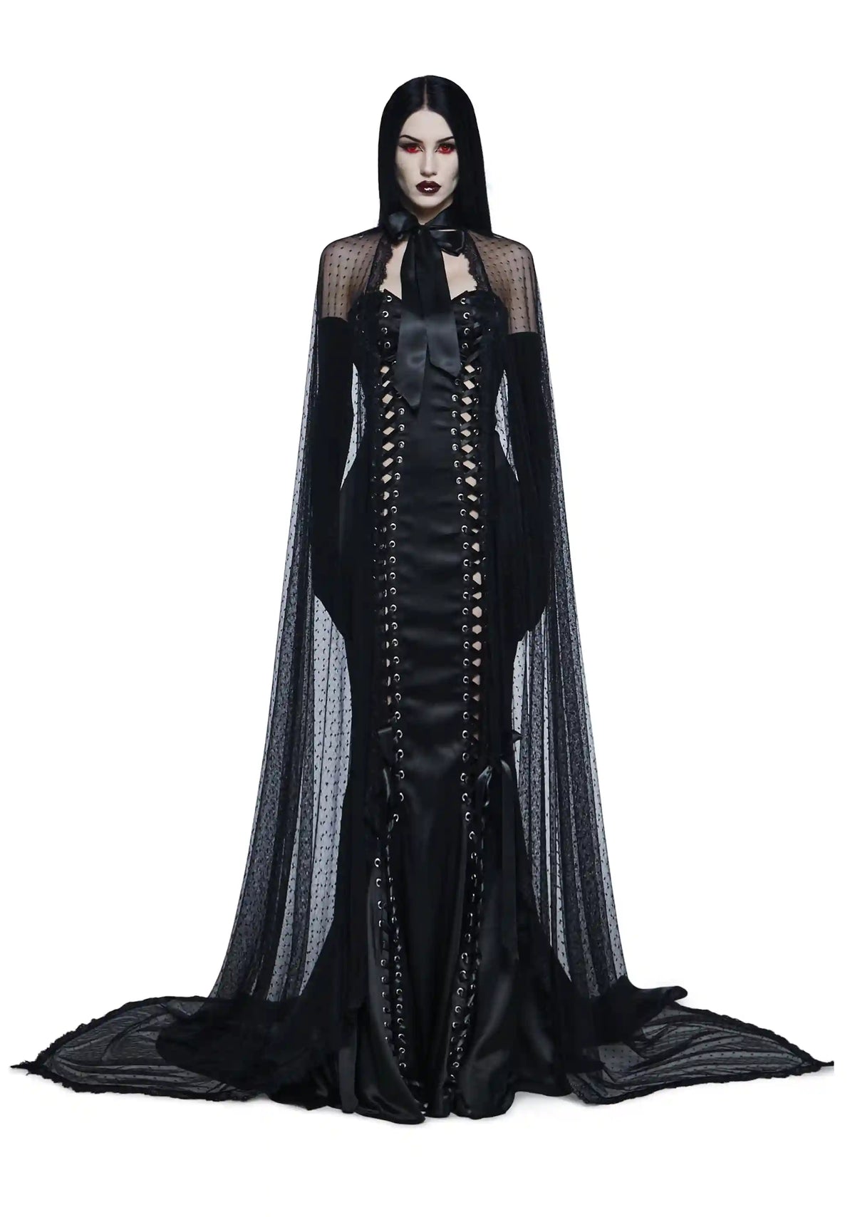 Shadowed Aura Mesh Cape
