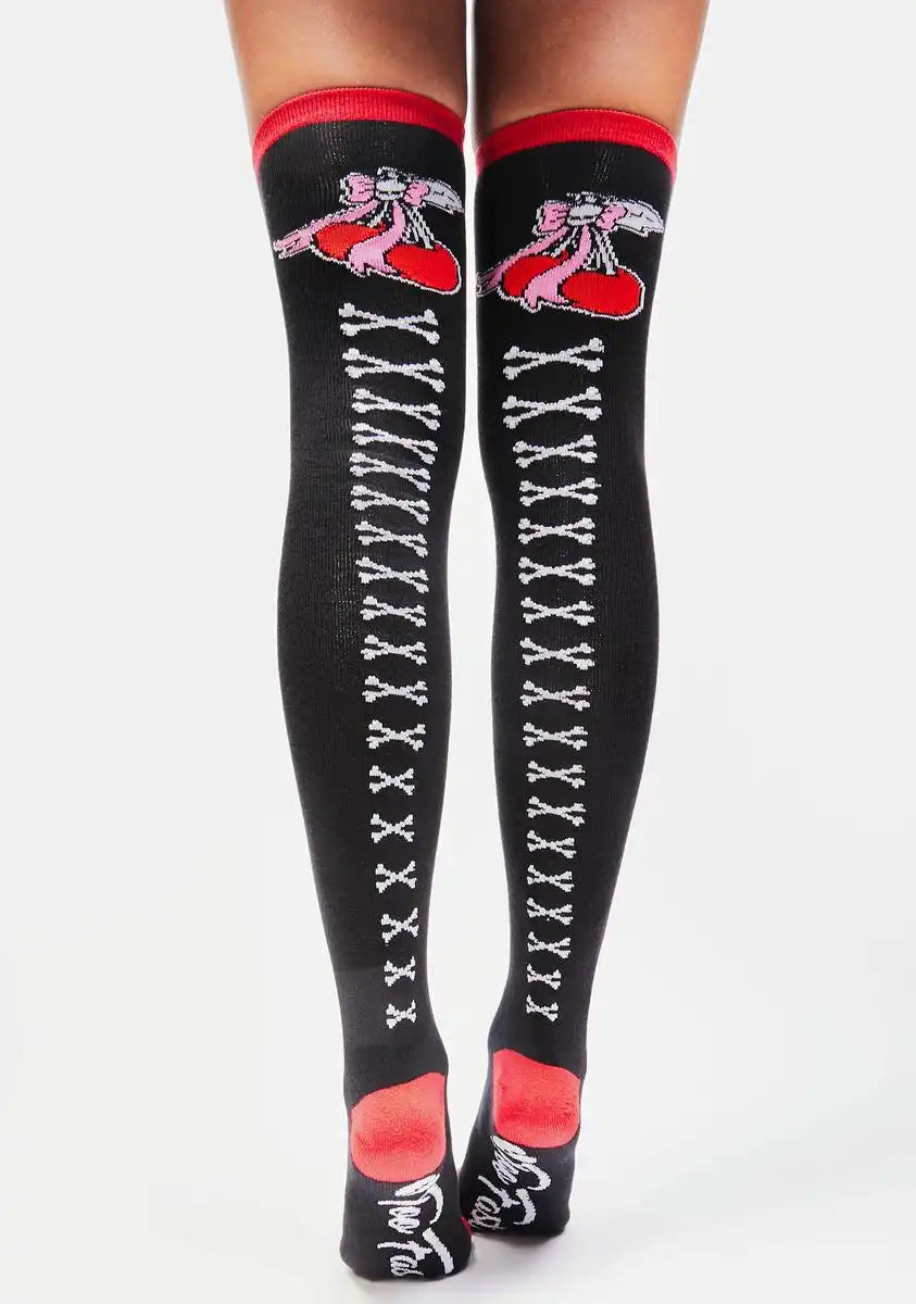 Cherry Knee High Socks