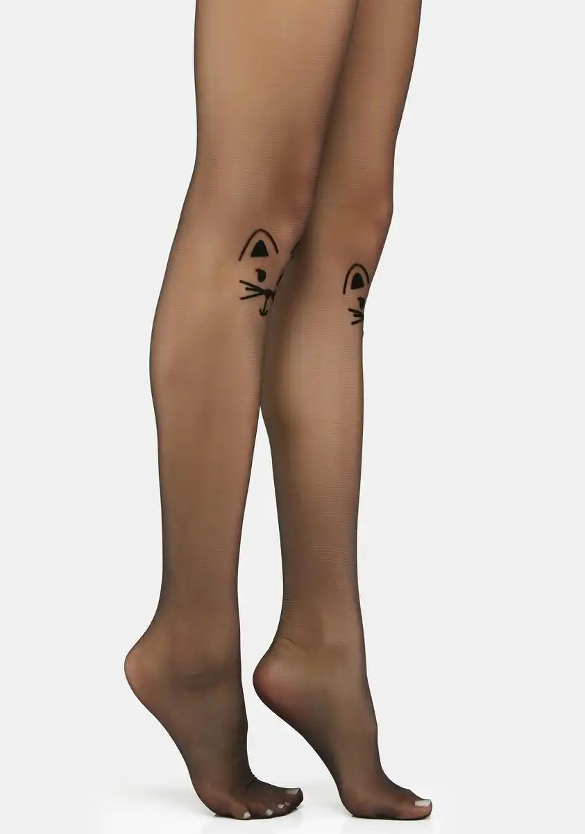Catty With Me Sheer Tights
