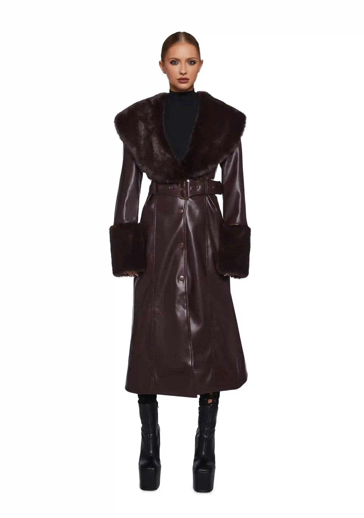 Power Plays Trench Coat