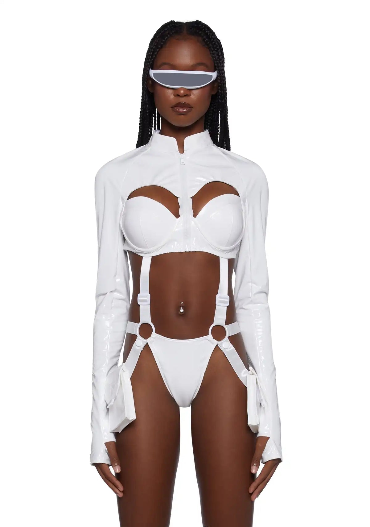 Sci Fi Babe Costume - White