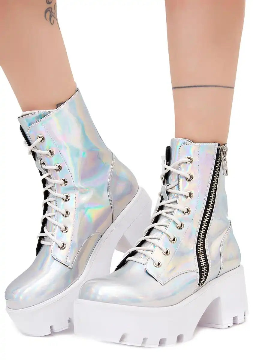 Chiller Holographic Platform Boots