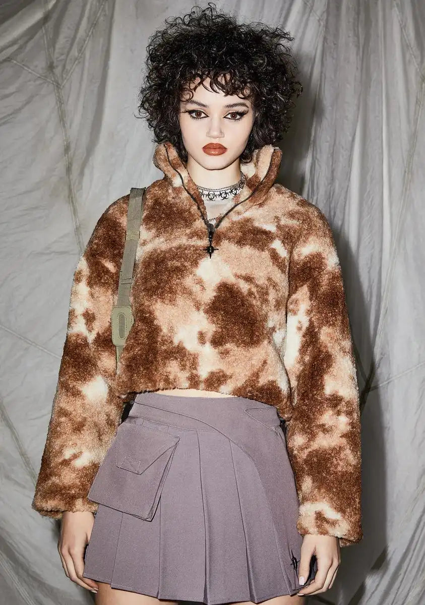 Reverb Desert Camo Sherpa Pullover