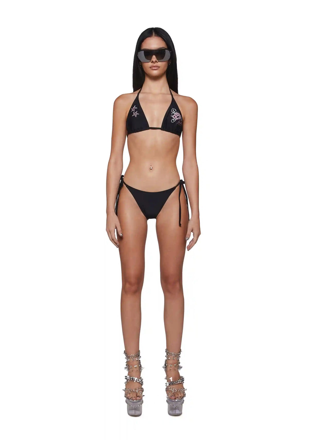 Claw Knuckle Triangle Bikini Swim Set
