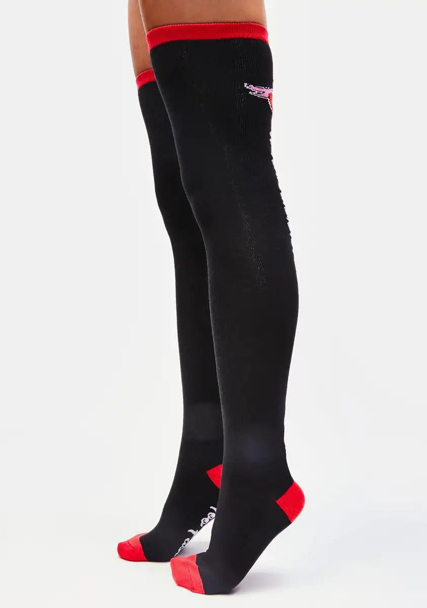 Cherry Knee High Socks